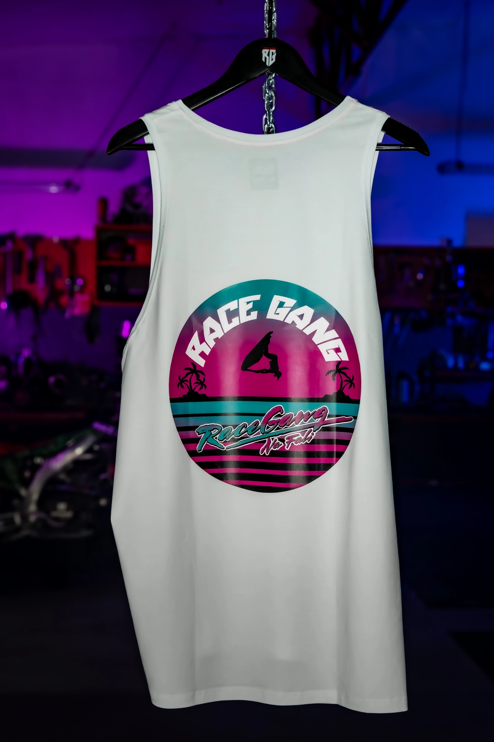 Tank Top Na Fali Biały
